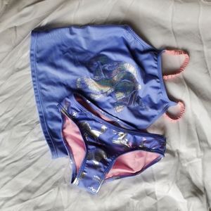 Light blue unicorn swimsuit